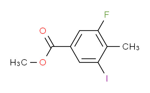 CAS No. 861905-21-7, Methyl 3-fluoro-5-iodo-4-methylbenzoate