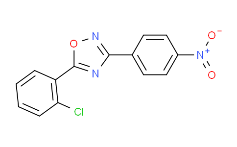 CAS No. 861238-44-0, 5-(2-Chlorophenyl)-3-(4-nitrophenyl)-1,2,4-oxadiazole