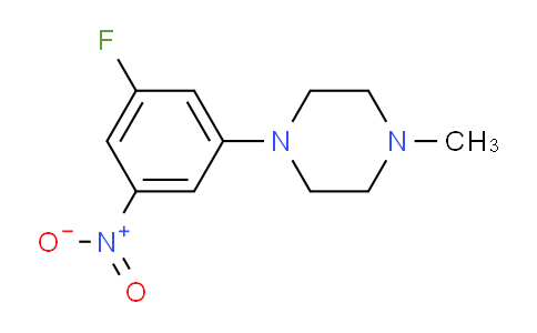 CAS No. 857267-08-4, 1-(3-Fluoro-5-nitrophenyl)-4-Methylpiperazine
