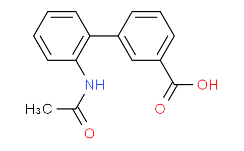 CAS No. 855756-90-0, 2'-Acetamido-[1,1'-biphenyl]-3-carboxylic acid