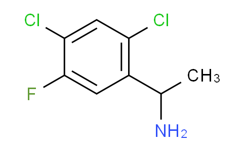 CAS No. 855715-32-1, 1-(2,4-Dichloro-5-fluorophenyl)ethanamine