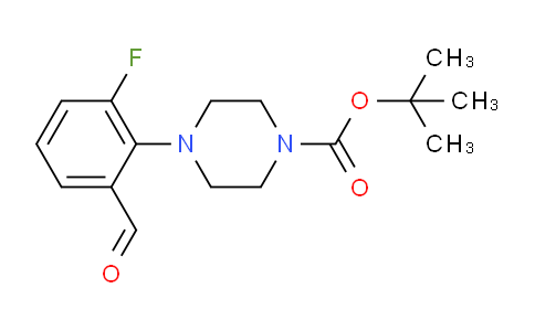 CAS No. 851753-43-0, tert-Butyl 4-(2-fluoro-6-formylphenyl)piperazine-1-carboxylate