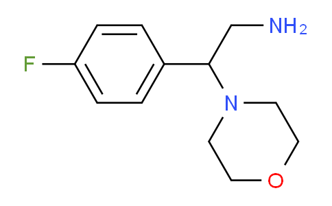 CAS No. 851169-46-5, 2-(4-FLUORO-PHENYL)-2-MORPHOLIN-4-YL-ETHYLAMINE