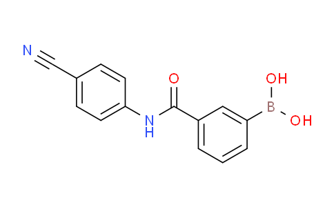 CAS No. 850567-36-1, (3-((4-Cyanophenyl)carbamoyl)phenyl)boronic acid