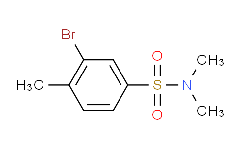 CAS No. 850429-72-0, N,N-Dimethyl 3-bromo-4-methylbenzenesulfonamide