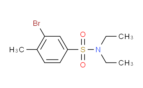 CAS No. 850429-71-9, N,N-Diethyl 3-bromo-4-methylbenzenesulfonamide