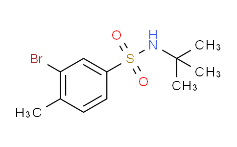 CAS No. 850429-70-8, N-t-Butyl 3-bromo-4-methylbenzenesulfonamide