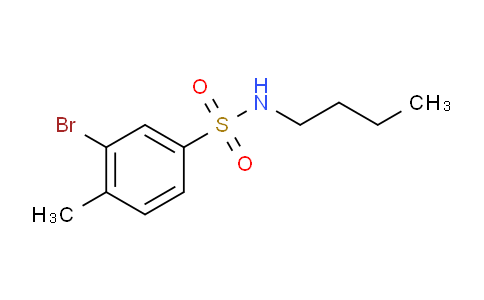 CAS No. 850429-68-4, N-Butyl 3-bromo-4-methylbenzenesulfonamide