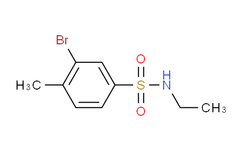 CAS No. 850429-65-1, N-Ethyl 3-bromo-4-methylbenzenesulfonamide