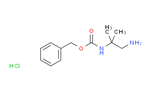 CAS No. 850033-67-9, 2-N-Cbz-2-Methylpropane-1,2-diamine hydrochloride