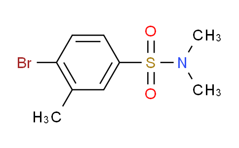 CAS No. 849532-31-6, 4-Bromo-N,N,3-trimethylbenzenesulfonamide