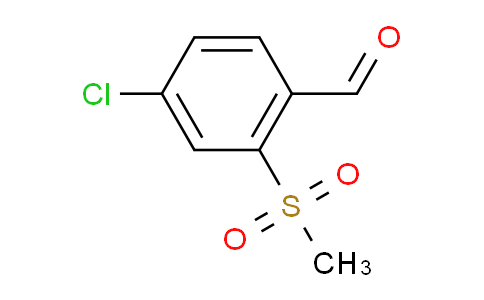 CAS No. 849035-76-3, 4-Chloro-2-(methylsulfonyl)benzaldehyde