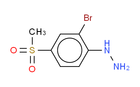 CAS No. 849035-73-0, Hydrazine,[2-bromo-4-(methylsulfonyl)phenyl]-