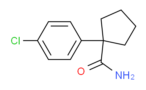 CAS No. 84833-61-4, 1-(4-Chlorophenyl)cyclopentanecarboxamide