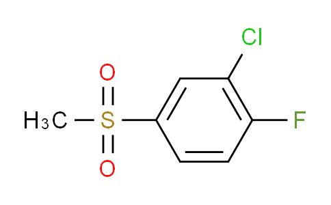 CAS No. 847148-17-8, 2-Chloro-1-fluoro-4-(methylsulfonyl)benzene