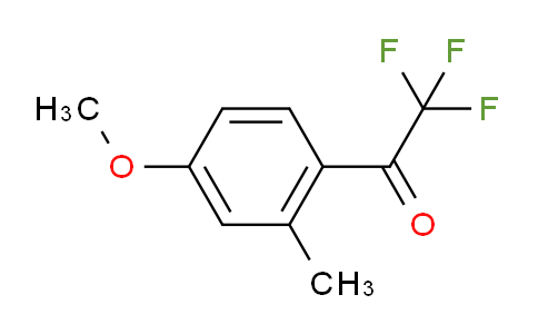 CAS No. 845823-11-2, 2,2,2-Trifluoro-1-(4-methoxy-2-methylphenyl)ethanone