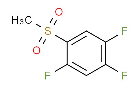 CAS No. 845616-49-1, 1,2,4-Trifluoro-5-(methylsulfonyl)benzene