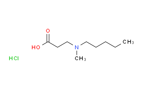 CAS No. 625120-81-2, 3-(Methyl(pentyl)amino)propanoic acid hydrochloride