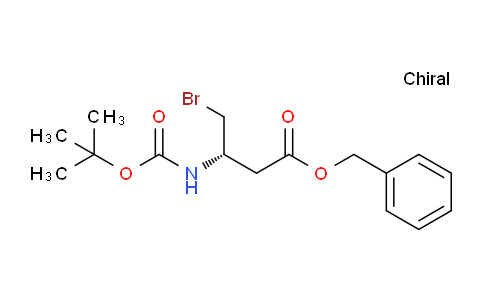 CAS No. 840525-40-8, Benzyl (S)-3-(Boc-amino)-4-bromobutanoate