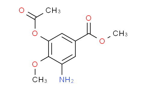 CAS No. 838856-87-4, Methyl 3-Acetoxy-5-amino-4-methoxybenzoate