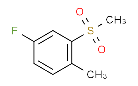 CAS No. 828270-66-2, 4-Fluoro-2-(methylsulfonyl)toluene