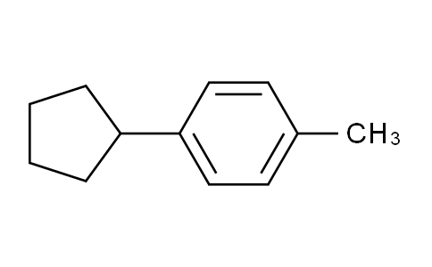 CAS No. 827-55-4, 1-Cyclopentyl-4-methylbenzene