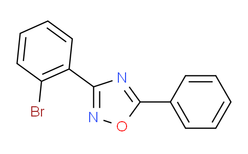 CAS No. 827332-78-5, 3-(2-Bromophenyl)-5-phenyl-1,2,4-oxadiazole