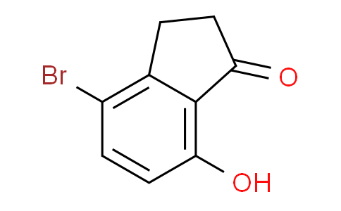 CAS No. 81945-13-3, 4-Bromo-7-hydroxy-2,3-dihydro-1H-inden-1-one