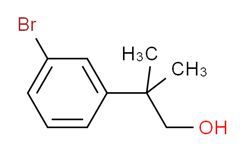 CAS No. 81606-48-6, 2-(3-Bromophenyl)-2-methylpropan-1-ol