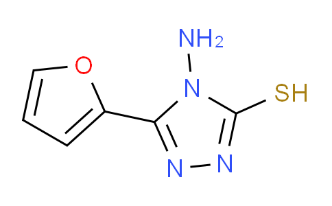 CAS No. 80809-38-7, 4-Amino-5-(furan-2-yl)-4H-1,2,4-triazole-3-thiol
