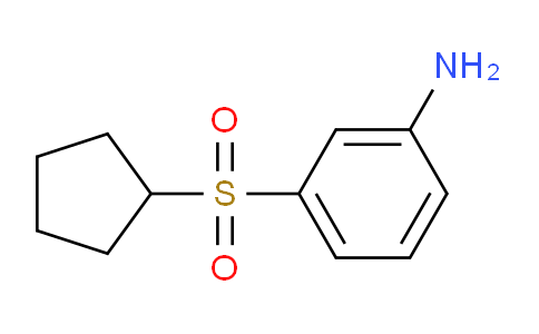 CAS No. 80213-37-2, 3-(Cyclopentylsulfonyl)aniline