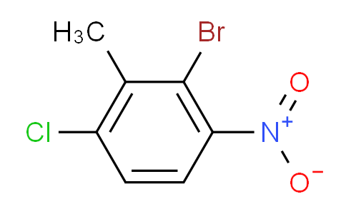 CAS No. 80026-21-7, 2-Bromo-4-chloro-3-methyl-1-nitrobenzene