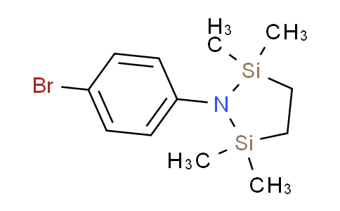 CAS No. 78605-26-2, 1-(4-Bromophenyl)-2,2,5,5-tetramethyl-1,2,5-azadisilolidine