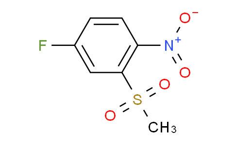 CAS No. 78228-02-1, 4-Fluoro-2-(methylsulfonyl)-1-nitrobenzene
