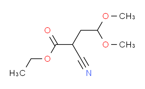 CAS No. 773076-83-8, Ethyl 2-cyano-4,4-dimethoxybutanoate