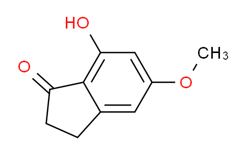 CAS No. 76842-70-1, 7-Hydroxy-5-methoxy-2,3-dihydro-1H-inden-1-one