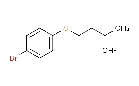 CAS No. 76542-20-6, (4-Bromophenyl)(isopentyl)sulfane