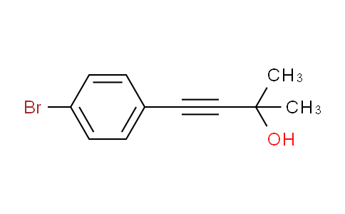 CAS No. 76347-62-1, 4-(4-Bromophenyl)-2-methylbut-3-yn-2-ol