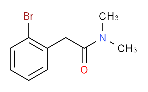 CAS No. 76016-35-8, 2-(2-Bromophenyl)-N,N-dimethylacetamide