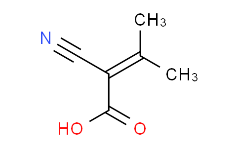 CAS No. 759-21-7, 2-Cyano-3-methylbut-2-enoic acid