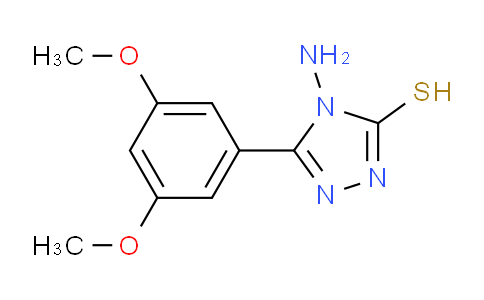CAS No. 750624-63-6, 4-Amino-5-(3,5-dimethoxyphenyl)-4H-1,2,4-triazole-3-thiol