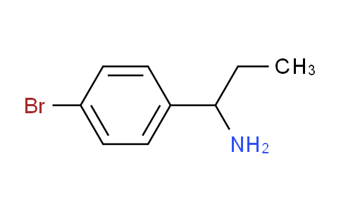 CAS No. 74877-09-1, 1-(4-Bromophenyl)propan-1-amine