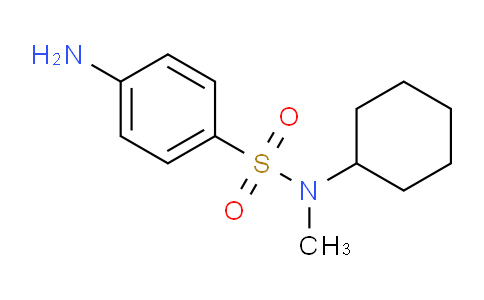 CAS No. 7467-48-3, 4-Amino-N-cyclohexyl-N-methylbenzenesulfonamide