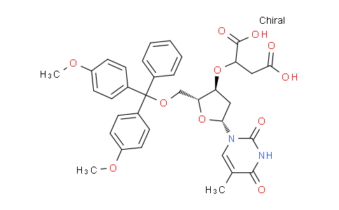 CAS No. 74405-40-6, 5'-O-(4,4'-Dimethoxytrityl)-thymidine-3'-O-succinic acid