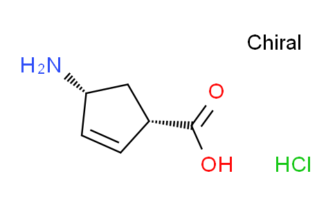 CAS No. 74201-87-9, (1S,4R)-4-Amino-2-cyclopentene-1-carboxylic acid hydrochloride (1 :1)