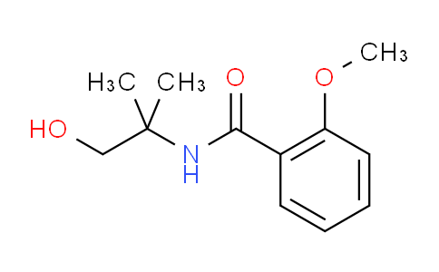 CAS No. 74201-13-1, N-(1-Hydroxy-2-methylpropan-2-yl)-2-methoxybenzamide