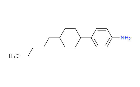 CAS No. 73163-44-7, 4-(4-Pentylcyclohexyl)aniline