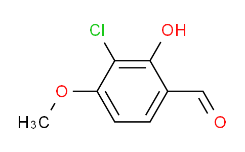 CAS No. 72482-15-6, 3-Chloro-4-methoxysalicylaldehyde