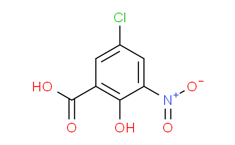 CAS No. 7195-78-0, 5-Chloro-2-hydroxy-3-nitrobenzoic acid