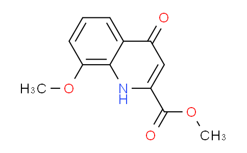 CAS No. 7101-90-8, Methyl 8-methoxy-4-oxo-1,4-dihydroquinoline-2-carboxylate